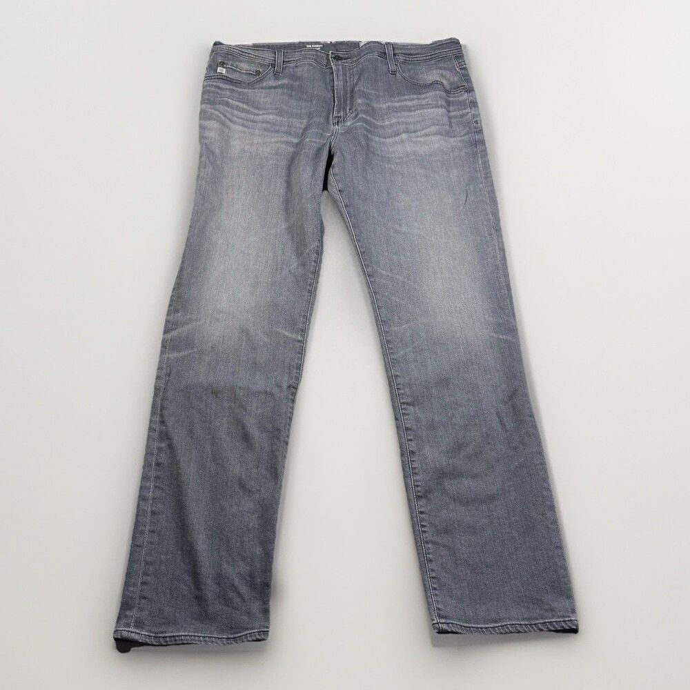 Adriano Goldschmied The Everett Slim Straight Jeans Men’s 40R (fits 40x33) Gray